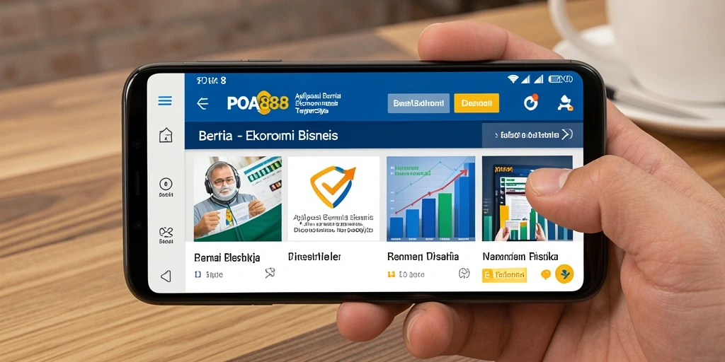 Antarmuka POA88 yang intuitif dan informatif.